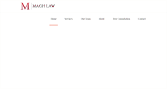 Desktop Screenshot of mach-law.com